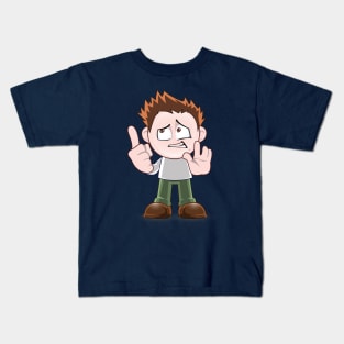 the cute  kid wondering t-shirt Kids T-Shirt